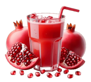 Pomegranate juice – 150 ml